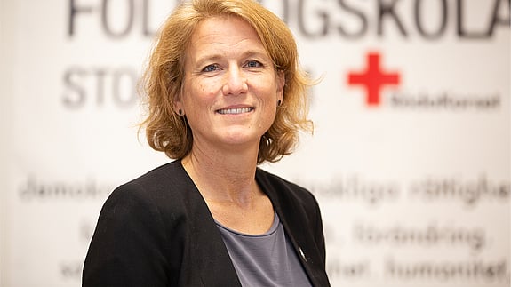 porträttbild av rektor Ulrika Sandin